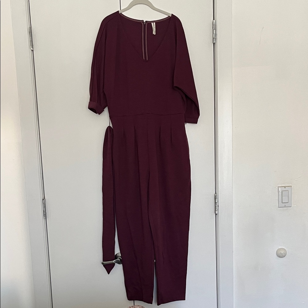 By Anthropologie Purple Jumpsuit